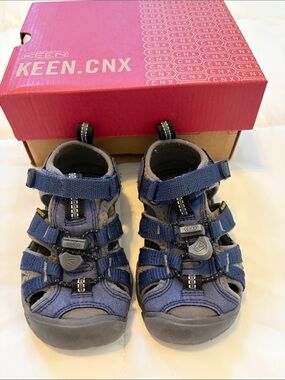 KEEN Kids Navy Blue Seacamp II CNX Sandals
